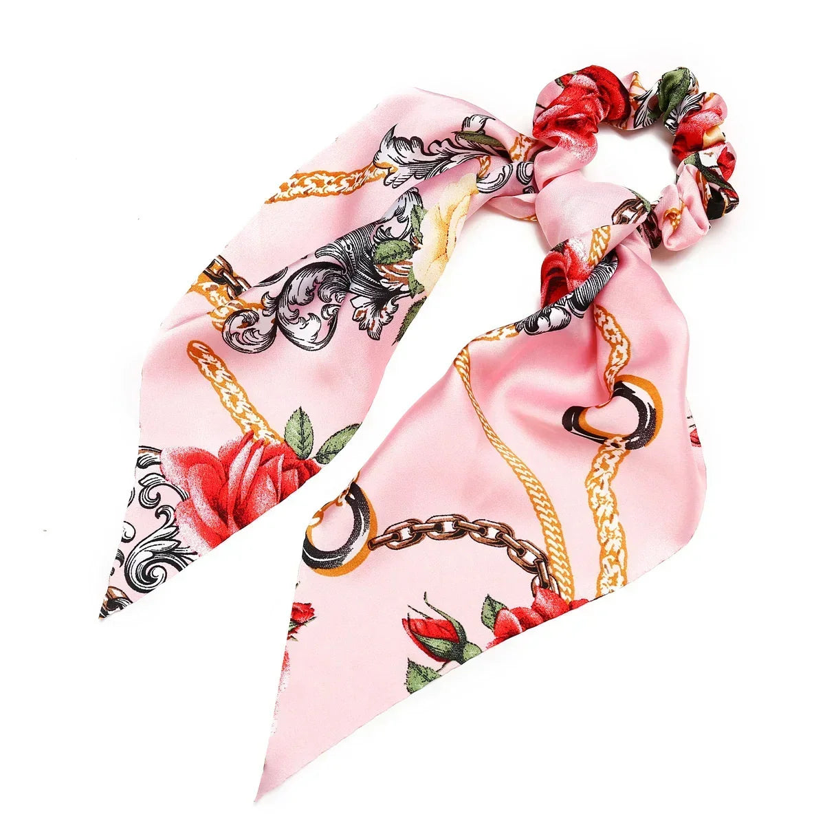 Satin Scrunchie Scarf - Piña Colada