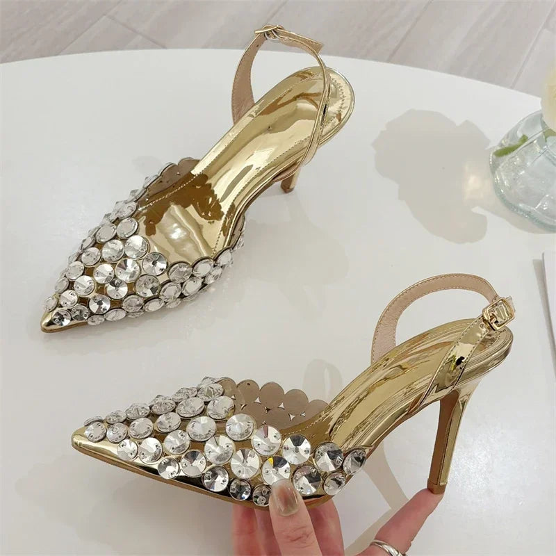Pointed Toe Women Pumps - Piña Colada
