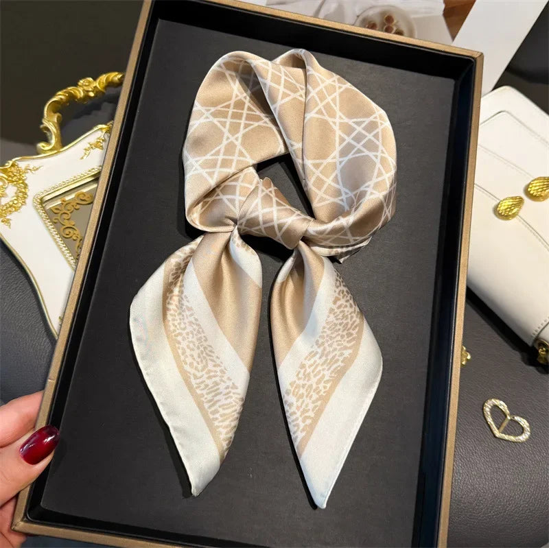 Square Scarf Silk Thin - Piña Colada