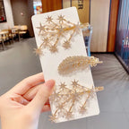 Trendy Geometric Hairpins for Women - Piña Colada