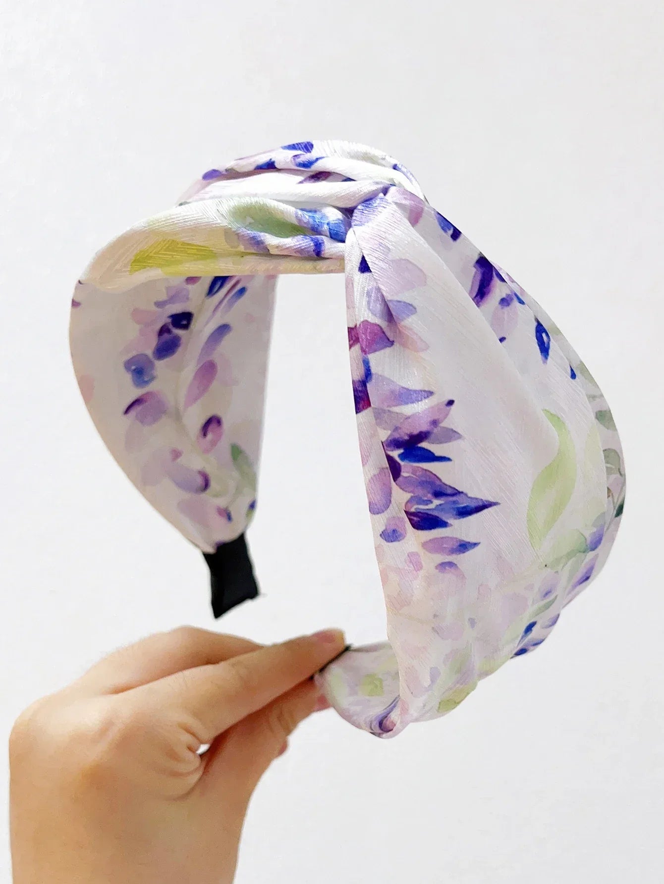 Hairband Wide Side Cross Knot Turban - Piña Colada
