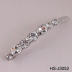 Clear Crystal Hair Pins - Piña Colada