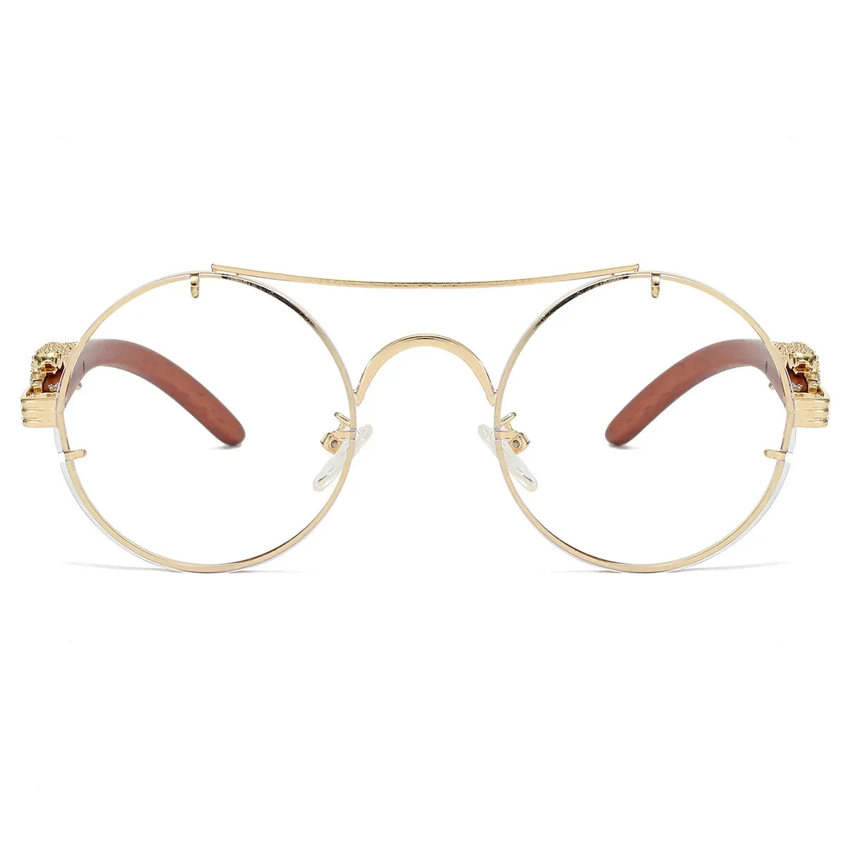 Vintage Round Sunglasses - Piña Colada