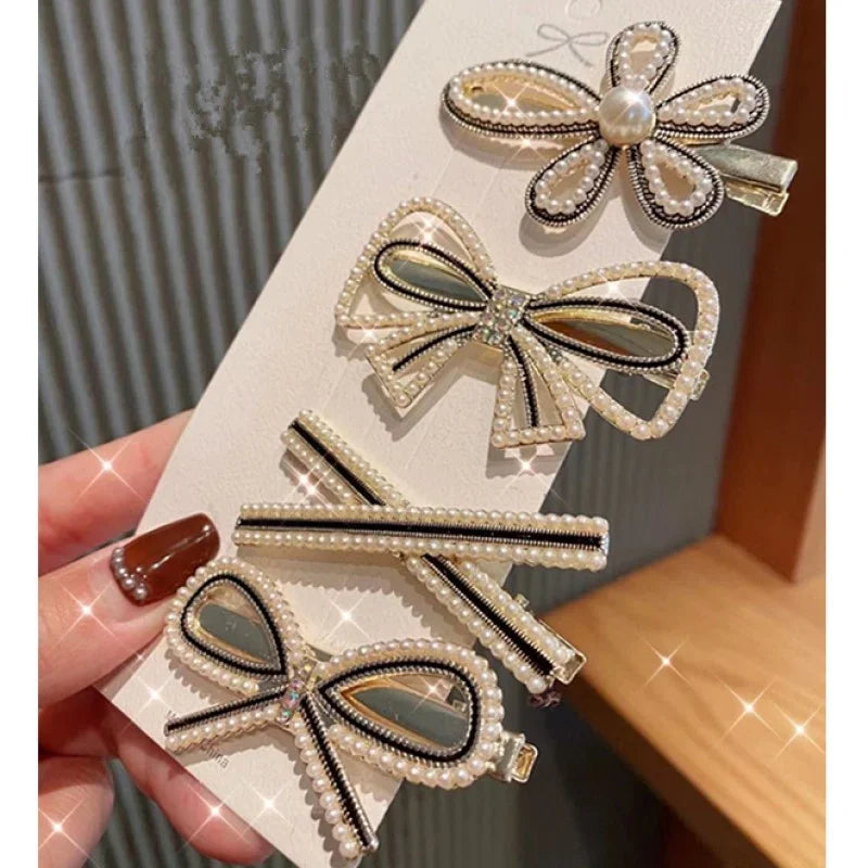 Trendy Geometric Hairpins for Women - Piña Colada
