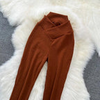 High Waist Pants - Piña Colada