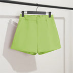 Solid Casual Short Women Basic - Piña Colada