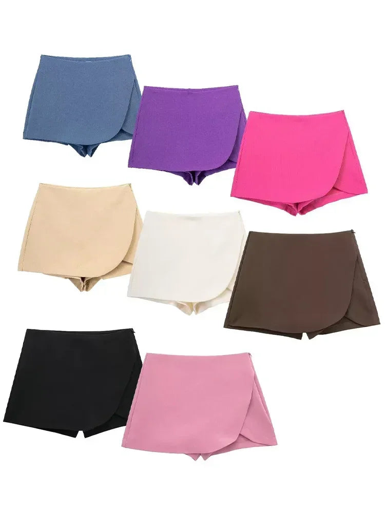 Side Zipper Skirts - Piña Colada