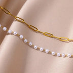 Stainless Steel Gold-Plated Anklet for Women - Piña Colada