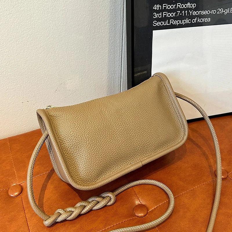 Leather Crossbody Bags - Piña Colada