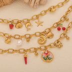 Seashell Bracelet Gold-Plated