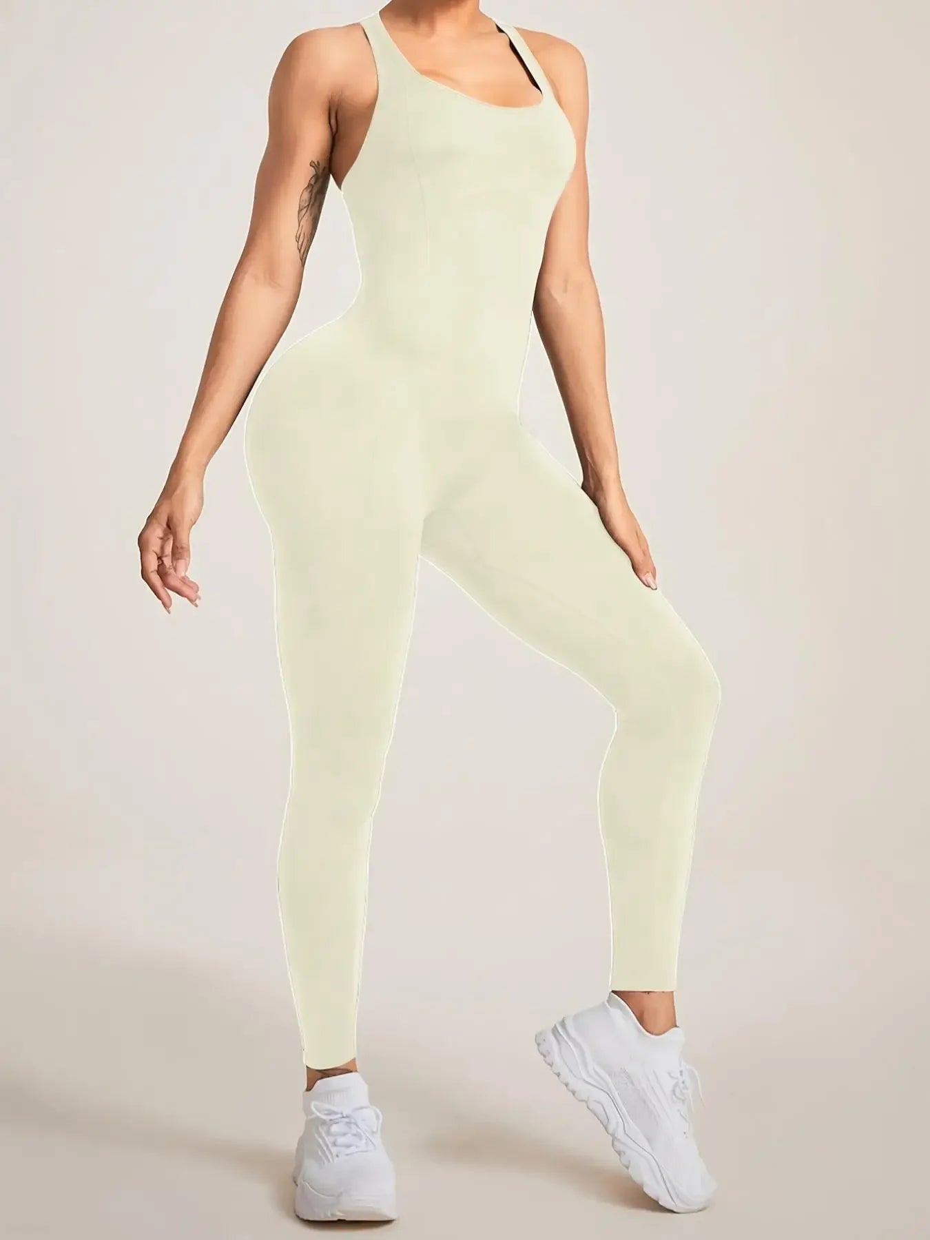 Women's Seamless Shapewear Bodysuit With Tummy Control Full - Piña Colada