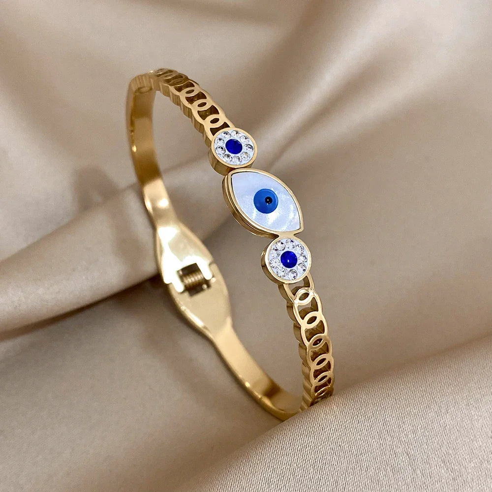 Evil Eye Bracelet Stainless Steel - Piña Colada