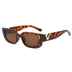 Fashion Rectangle Sunglasses Women - Piña Colada