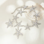 Vintage Star Jewelry Set – Gold or Silver Necklace & Earrings for Women - Piña Colada