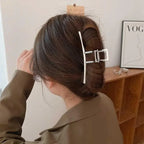 Metal Geometric Hair Claws - Piña Colada