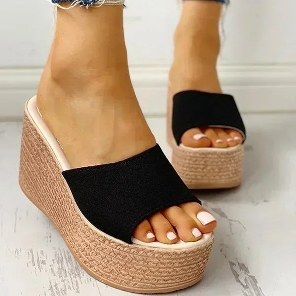 Sandals Peep-Toe - Piña Colada