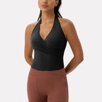 Sports Yoga Vest Halter Neck