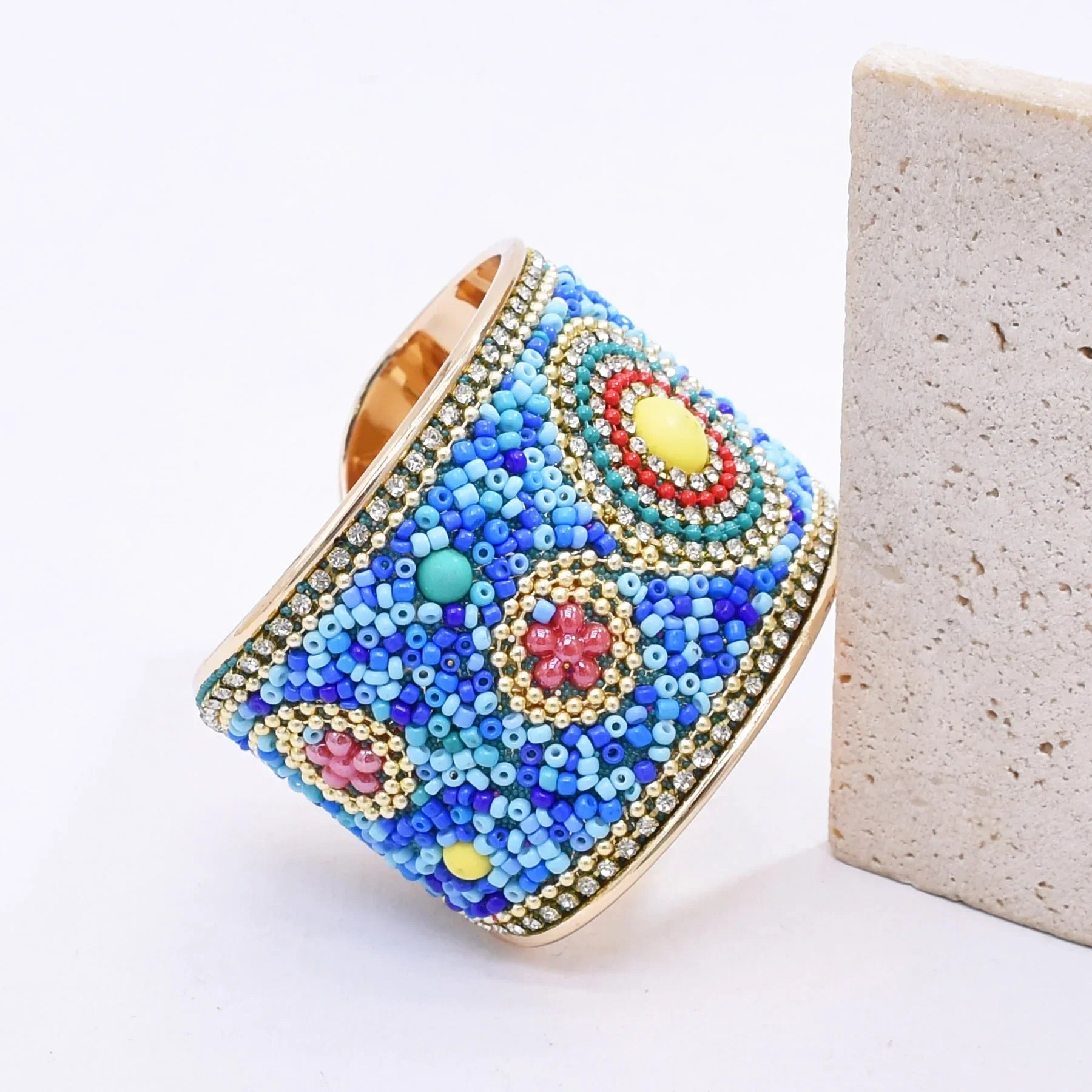 Bohemian Colorful Rice Beads Handmade - Piña Colada