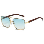Square Metal Shades Sunglasses - Piña Colada