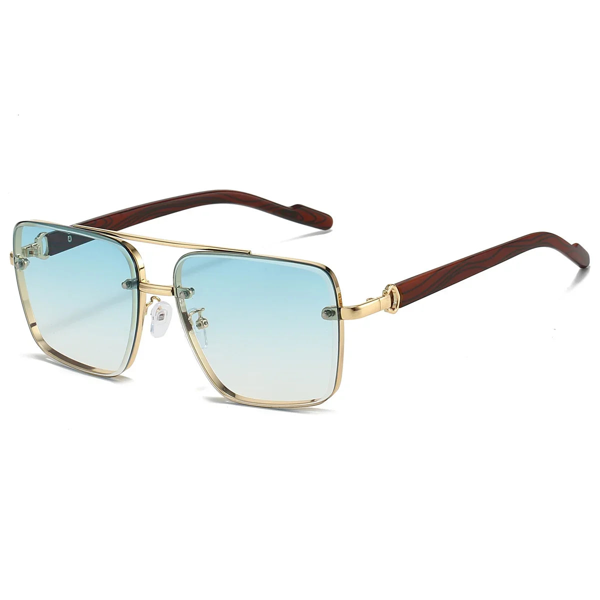 Square Metal Shades Sunglasses - Piña Colada