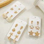 3 Pairs Beach Earrings - Piña Colada