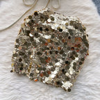 Sequin Top And Skirt Set Sparkly - Piña Colada