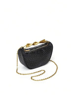 Summer Half-Moon Beach Straw Shoulder Bags Women's - Piña Colada