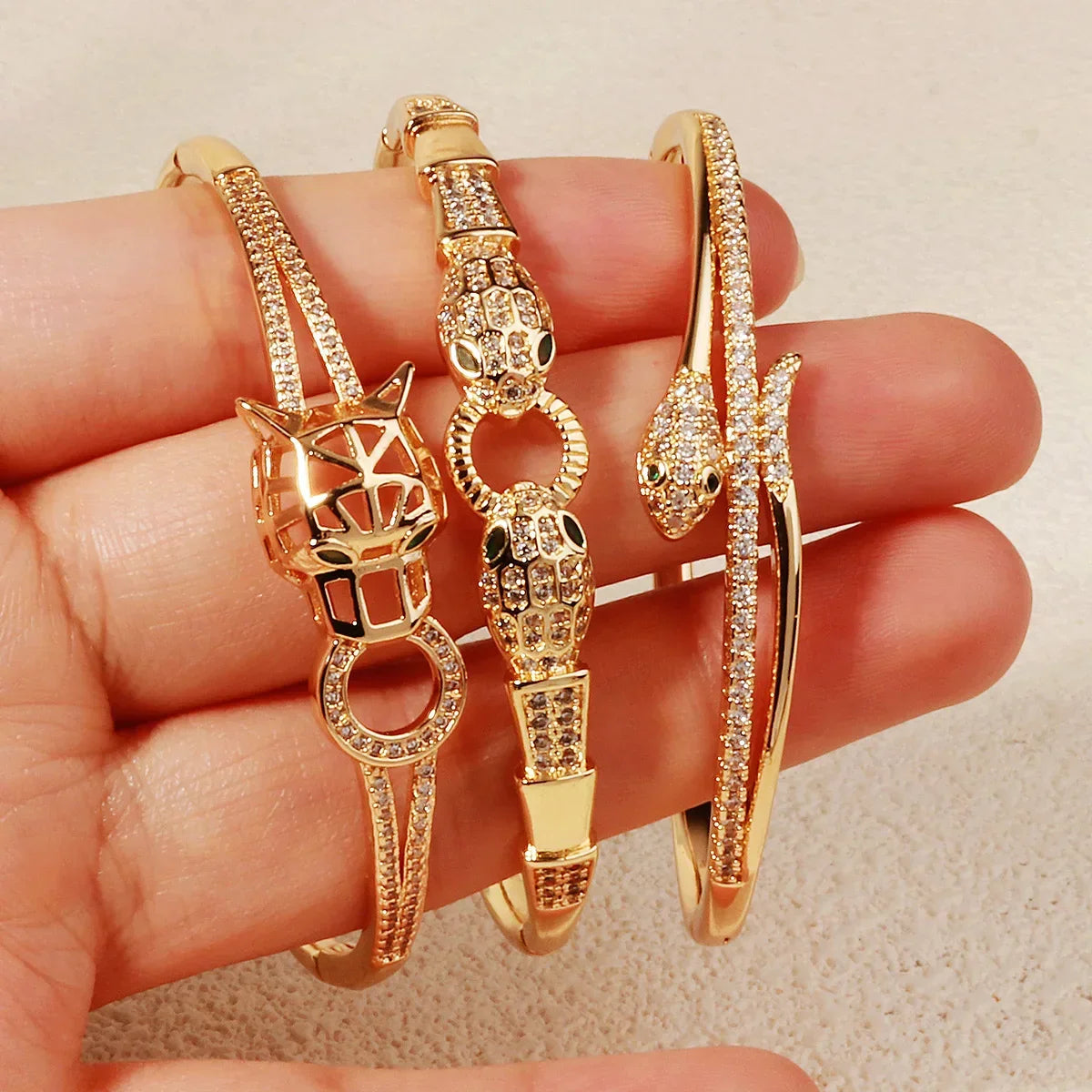 Stainless Steel Golden Bracelet - Piña Colada