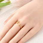 925 Sterling Ring Gold - Piña Colada
