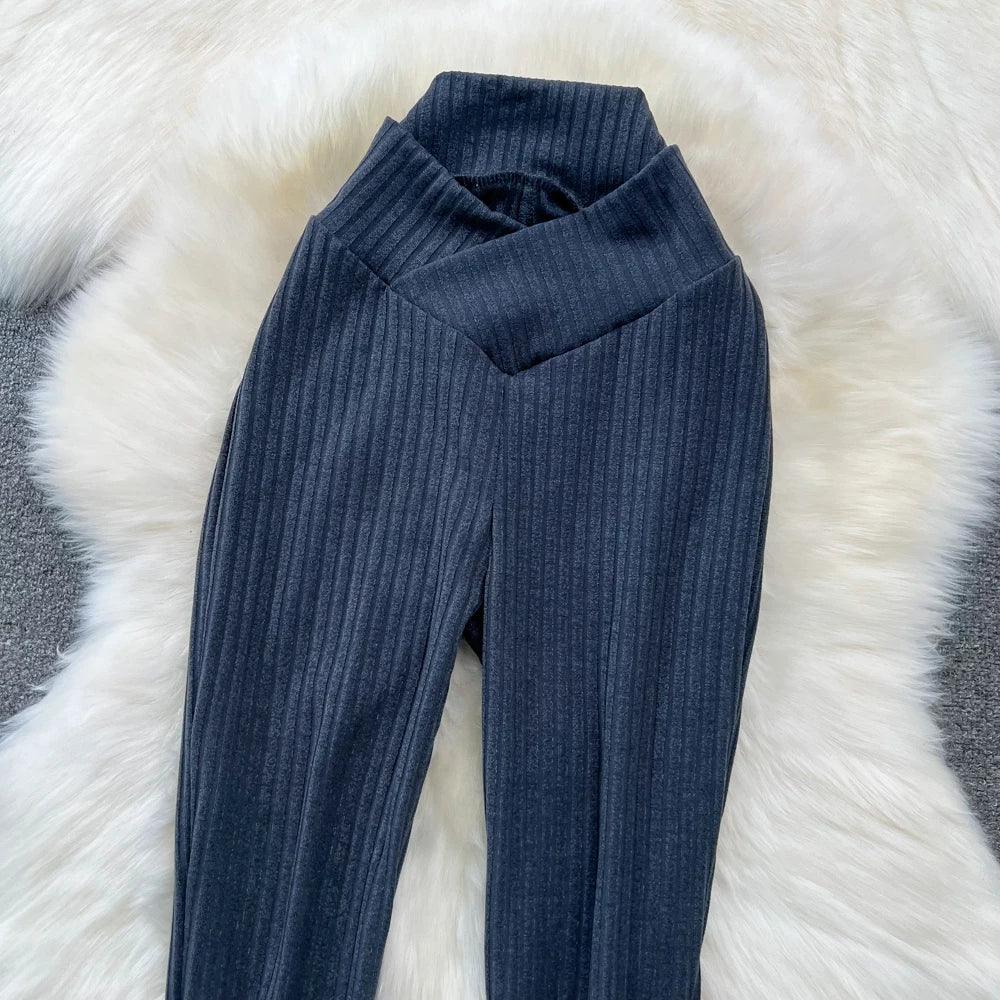 High Waist Pants - Piña Colada