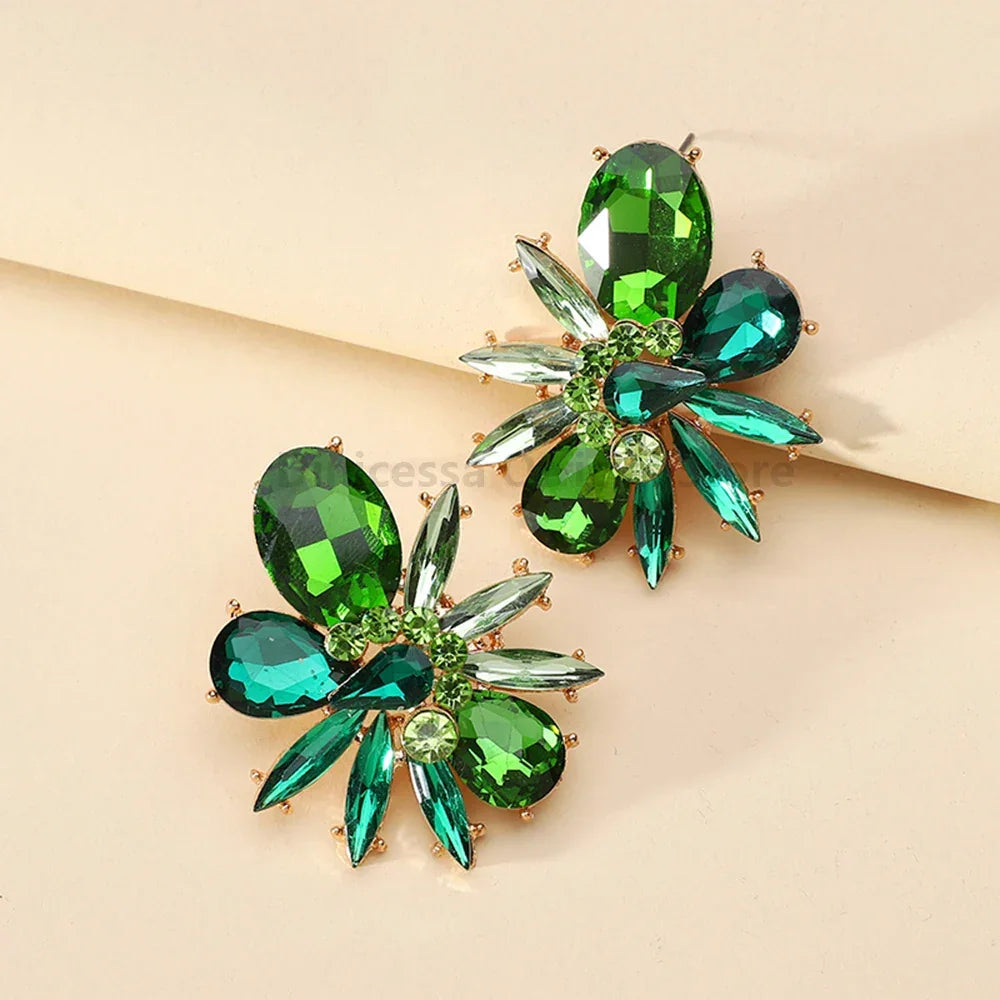 Shiny Stud Earrings For Women - Piña Colada