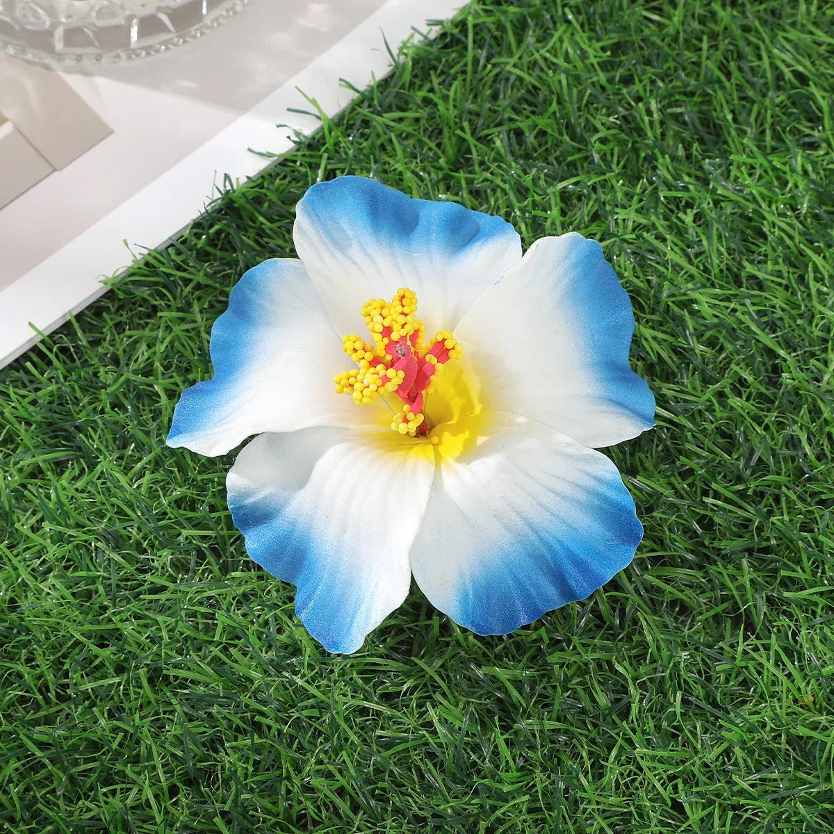 Orchid Flowers Hair Clips - Piña Colada