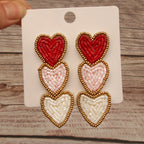 Love Beaded Earrings - Piña Colada