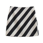 Women's Mid Skirt Striped Casual - Piña Colada