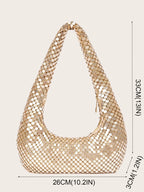 Metallic Sequin Boho Bag - Piña Colada