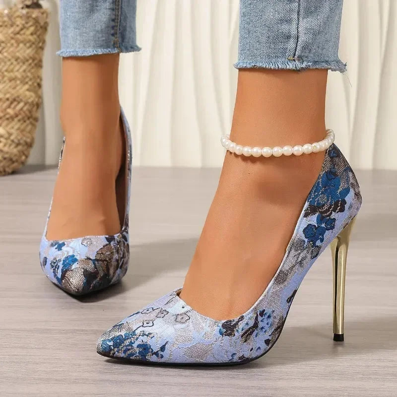 Pointed Toe Women's Single Slip-on Stiletto - Piña Colada