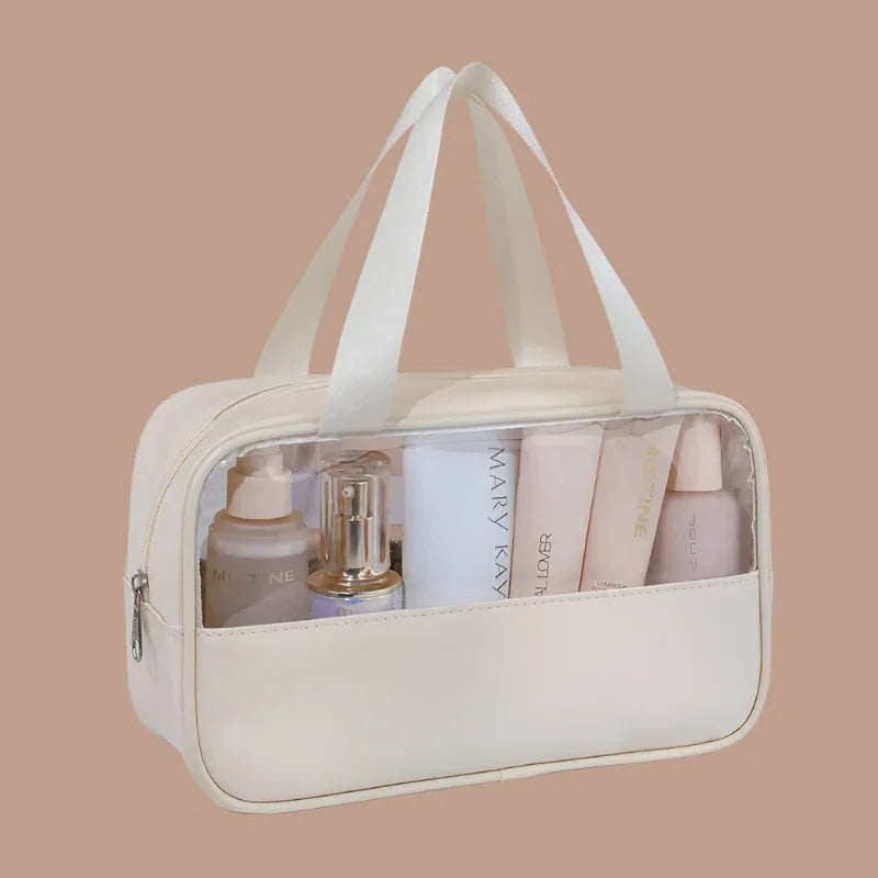 Portable Travel cosmetic bag Transparent - Piña Colada