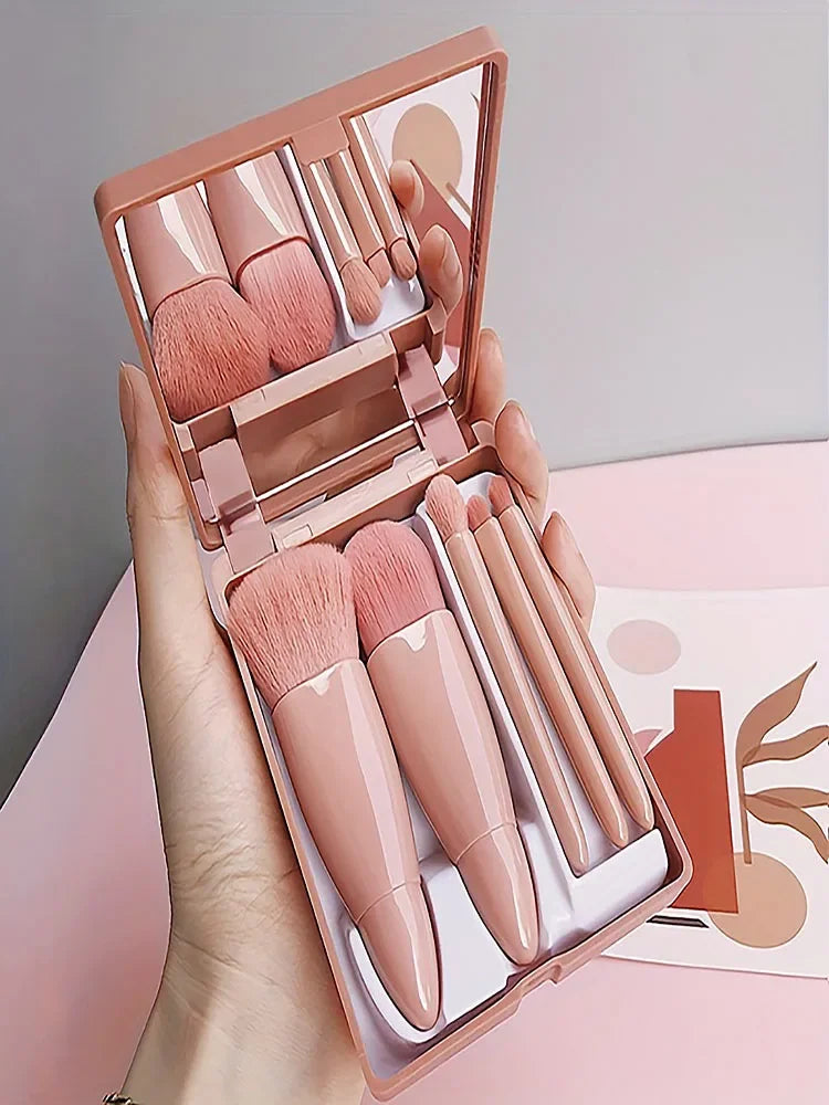 5-Piece Makeup Brush Set - Piña Colada