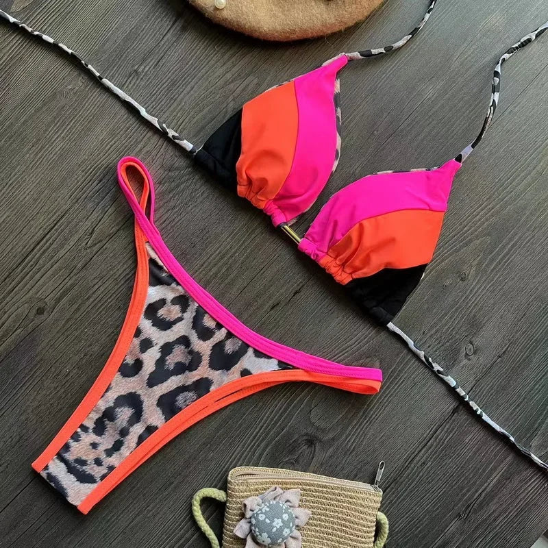 Halter Bikini - Piña Colada