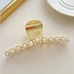 Metal Geometric Hair Claws - Piña Colada