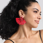 Handmade Multicolored Drop Earrings - Piña Colada