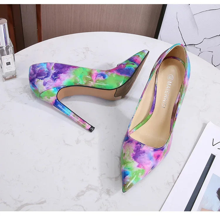 Pointed Toe Mix-Color - Piña Colada