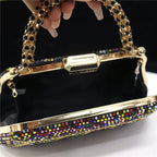 CLUTCH GLITTER BAG FOR EVENING - Piña Colada