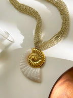 Stainless Steel Conch Leaf Sun - Piña Colada