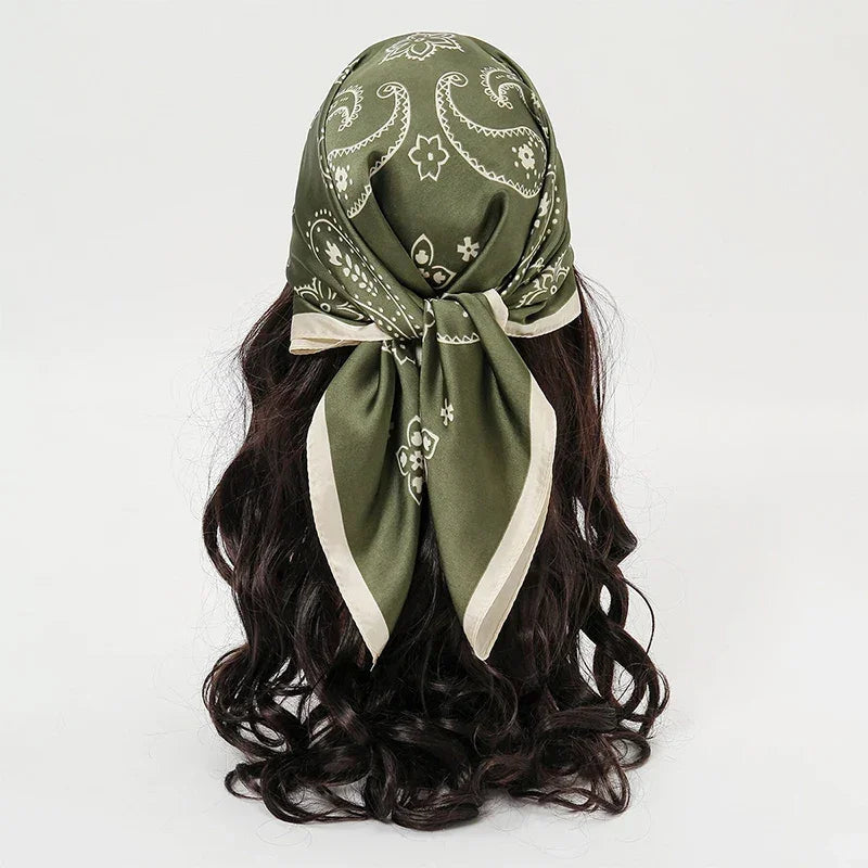 Bohemian Silk Scarf - Piña Colada