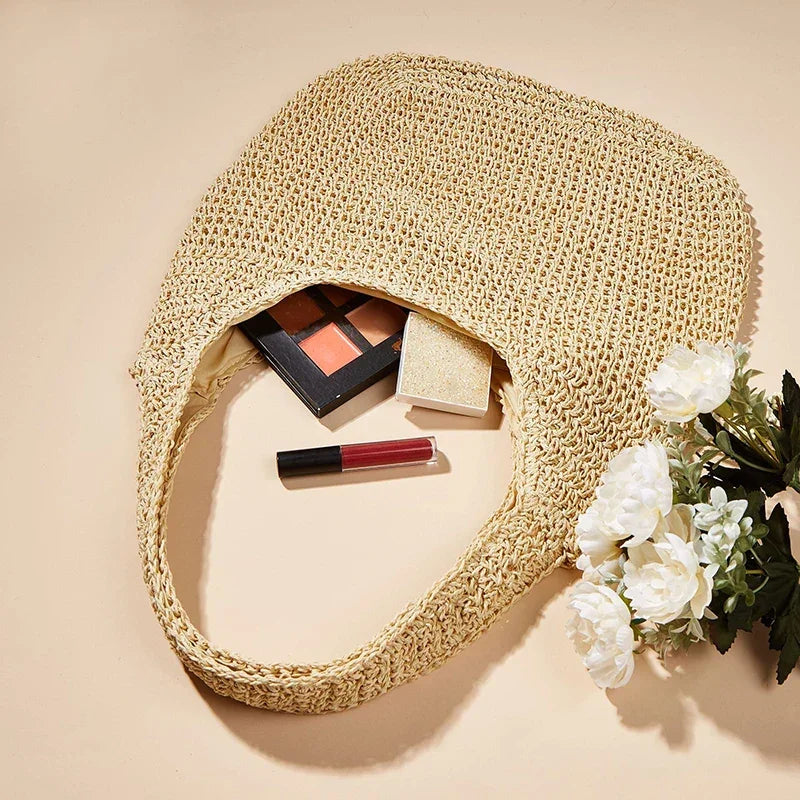 Straw Women Shoulder Bags - Piña Colada