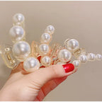 Metal Geometric Hair Claws - Piña Colada