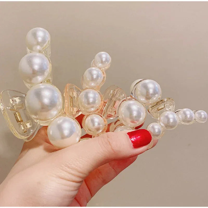 Metal Geometric Hair Claws - Piña Colada
