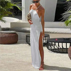 Knitted Cover Up Beach Dress Sexy - Piña Colada