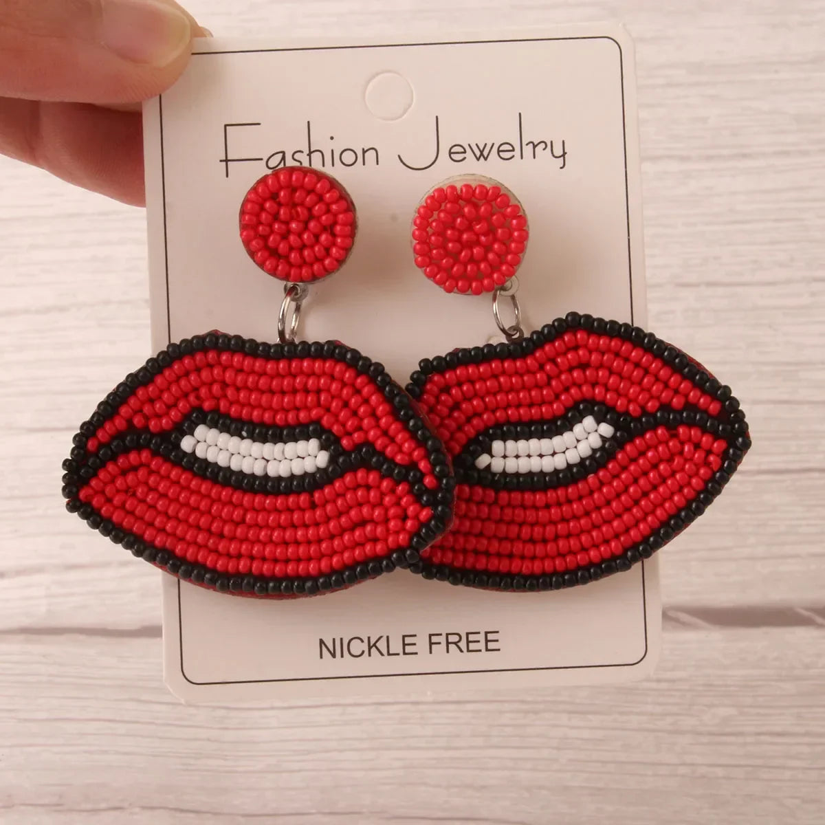 Love Beaded Earrings - Piña Colada